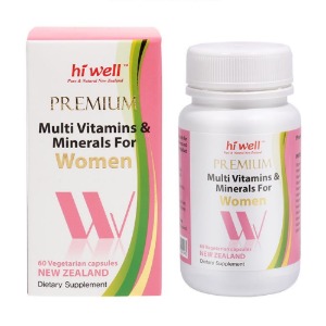 [하이웰] 프리미엄 멀티비타민 &amp; 미네랄 For 여성 / 60베지캡슐